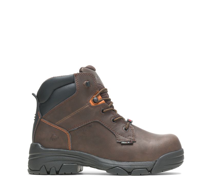 Bottes de Travail Wolverine Merlin Waterproof Composite-Toe 6" Homme - Marron (TCF450739)